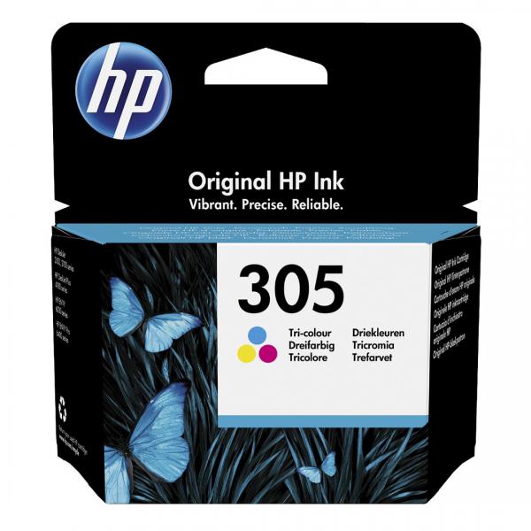 HP 305 (3YM60AE) - Cyan, Magenta et Jaune -1.jpg